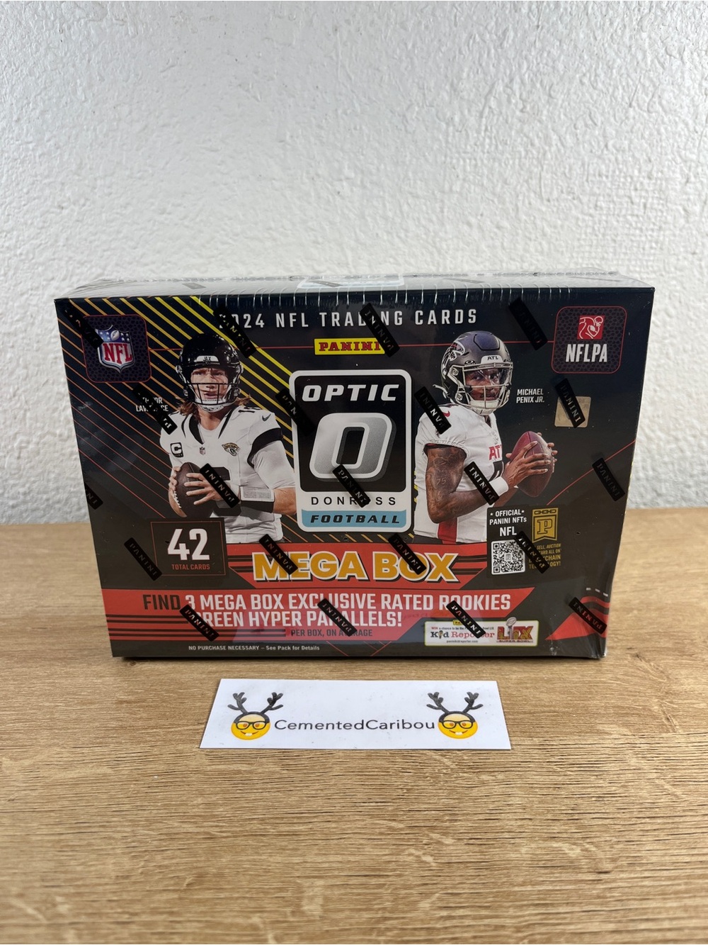 2024 Panini Donruss Optic NFL Football Mega Box Green Hyper Parallels SEALED
